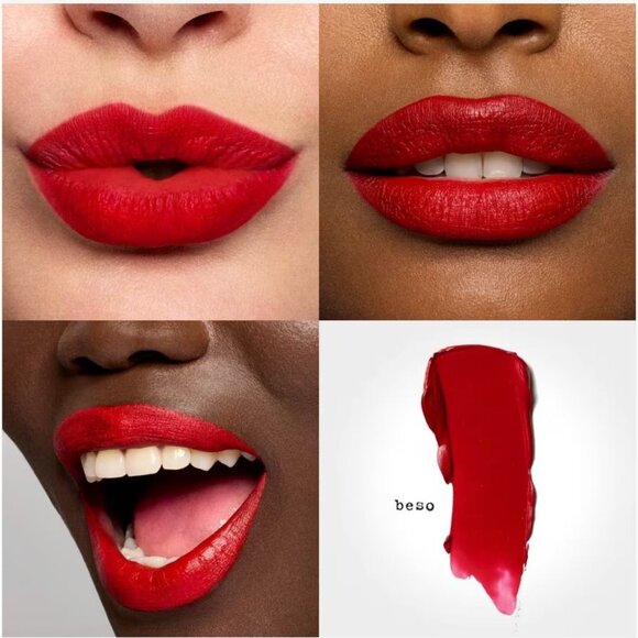 NEW Stila Beso Stay All Day Liquid Lipstick True Red Lip .10 fl oz Full Size - Picture 4 of 9